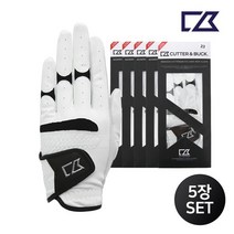 커터앤벅 공용 반양피 골프장갑 5장 1세트 - CBU3AGV313