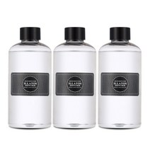 일라토스 (교차가능) 250ml 리필 1+1+1 750ml 구성 대용량 대형 리필액 자스민 라임바질 레몬 외 14종, 화이트 머스크 향_2개, 블랙 체리 향, 리필250ml_(3개)