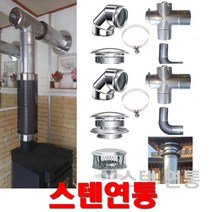150mm 스텐연통 /연도/화목난로연통 /벽난로 연통, 1개