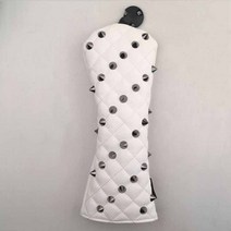 해외배송 리엘라노 골프 클럽 세트 개인화 리벳 우드 클럽 세트 헤드커버, 11. 화이트와 실버 리벳 페어웨이