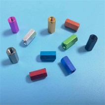 M2 10개 컬러 PCB 지지대 볼트 알루미늄 육각 스탠드오프 스페이서 RC 부품용 스터드 로드, M2 (10개), purple, 15mm