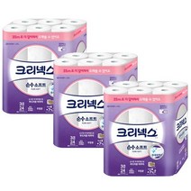 크리넥스 순수소프트 35m24롤 3팩 407986