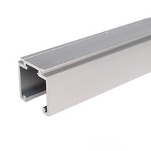 슬라이딩도어 미닫이문 행거 부속 롤러 로라 슬라이딩문 행거레일 100KG 이하용 EMD레일 오메가타입, EMD 레일 (2M)