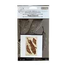공예몰 Prima Marketing Re-Design Mould #645564 Regal Peacock 캔들 석고방향제 빈티지 데코 실리콘 몰드