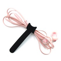 JUNI 선정리 T자형 벨크로타이 12P 전선정리클립 전선클립 케이블타이