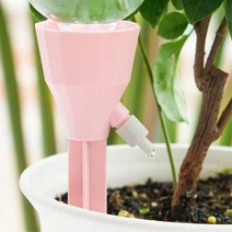 파스텔 자동 페트병 급수기 5묶음 화분 물주기 가드닝 물뿌리개 물조리개, 화분일체형급수기랜덤