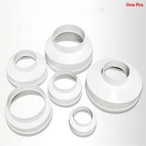 이동식환풍기 환풍기설치방법 휴젠트 ABS PVC 75-250mm HVAC 덕트 감속기 스트레이트 덕트 감속기 인라, 01 PVC  110-75