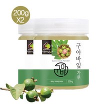 국내산 구아바 잎 가루 분말, 400g