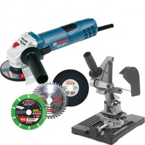 보쉬 속도조절 핸드 앵글 그라인더 gws7-100eth 일반스탠드 멀티날2종류 절단석, 상세페이지 참조