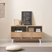 [퍼플뉴] 모디 폭좁은 원룸 키높은 티비다이 거실장 1000 tv선반, 올그레이