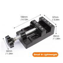 탁상드릴 드릴링머신 다축 드릴 머신 미니 플랫 클램프 57mm 벤치 바이스 다기능 프레스 도구 DIY 목공 공예 조각용 신제품, 한개옵션0