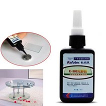uv접착제 uv 본드 UV 접착제 uv접착제 uv 본드 UV 접착제 경화 투명 크리스탈 유리 본딩 수리 액체2cc 소량 3300, a
