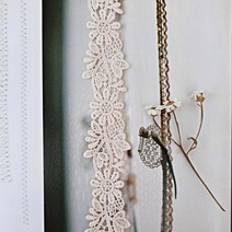 면케미컬레이스 내츄럴베이지 모티브 1마90cm 1개