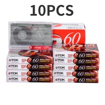 10pc 표준 고품질 카세트 공 테이프 플레이어 60분 워크맨 녹음 자기 테이프