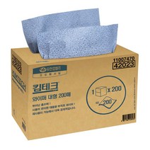 42023 킴테크 와이퍼 산업용 기름 흡착제 청소포 대형 200매