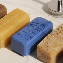 슬로우베러 100일숙성 수제비누 (청대비누), 1개