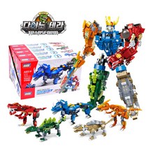 토이앤토이 구디 다이노 테라 트랜스폼 5종 공룡 변신 로봇 블록