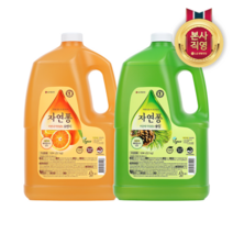 LG생활건강 주방세제 자연퐁 리필 3.04L (2종 택 1) 2 x 개, 자연퐁 오렌지 R 3.04L 2x개
