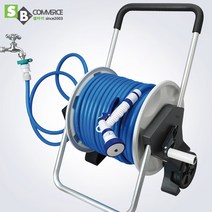 국산 이동식방차 포터블호스릴 60m 릴호스 세차호스, 1세트
