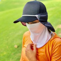 쿨네스 자외선차단 햇빛가리개 PGA 수상제품 여행 캠핑 골프 낚시 등산 자전거 넥워머 마스크, 블랙지그재그핑크
