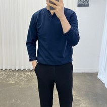아도르클래식 델스 트임 헨리넥 스판 데일리 긴팔티