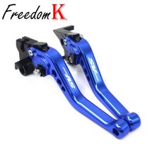 SUZUKI SV650/X SV 650 2016 2017 2018 2019 2020 2021 짧은 오토바이 액세서리 CNC 조정 가능한 브레이크 클러치 레버, 블루