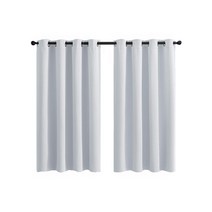 아일렛 암막커튼 2장세트 화이트 132x160cm 공부방 암막커튼