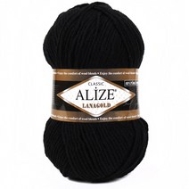 알리제 라나골드 클래식 단색, 60 블랙, 1개