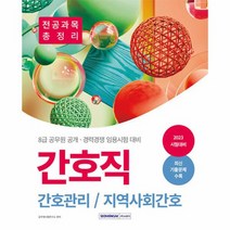 2023 간호직 간호관리 지역사회간호 전공과목 총정리 8급 공무원 공개 경력경쟁 임용시험 대비, 상품명