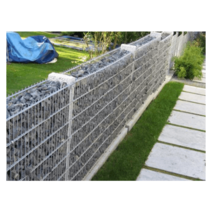 게비온 담장 돌망태 옹벽 개비온 철망 원예 카페 공원, 연한 초록색