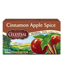Celestial Seasonings 허브 티 시나몬 애플 스파이스 20개 USA 미국, 20 Count (Pack of 1), Cinnamon
