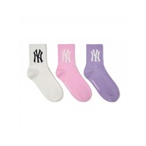 매장 정품 MLB 엠엘비 KIDS 베이직 양말 set NY L.Pink, 15