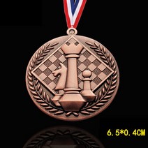 트로피맞춤형 크리에이티브 고체스 메달 목록 금 은 청동 명예 어린이 학생 게임 경쟁 Trophy 기념품, 01 C 2pcs_01 65X4mm