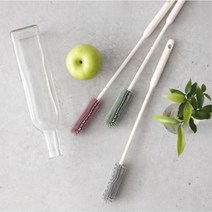 실리콘세척솔 병솔 브러쉬 텀블러 실리콘병솔 텀블러솔 텀블러세척솔, 다크핑크