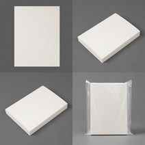 100매 160G 미색 4절지도화지 4절켄트지 미술종이 4절도화지 캔트지