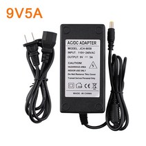 AC DC 9V 전원 공급 장치 어댑터 AC 변압기 220V 9V 1A 2A 3A 4A 5A CCTV Led 스트립에 대 한 범용 스위치 어댑터 전원, 9V 5_US Plug