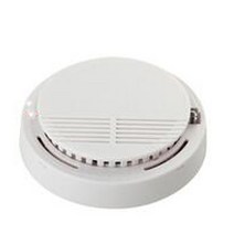 9V 연기 탐지기 소리 100db 사이렌 경보 흡연 센서 화재 감지기 독립적으로 작동, 한개옵션0