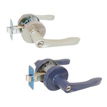 현대디엘 목문 레버 침실용 3300마일드 그레이 네이비 방문손잡이 문고리