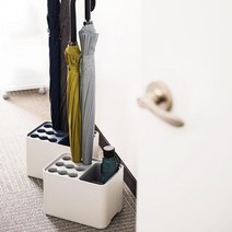 까페용 심플 직사각 꽂이식 우산정리대 보관 현관보호 바닥 공간활용, 쿨그레이&그레이