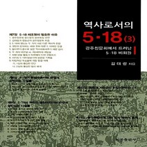 비봉출판사 새책-스테이책터 [역사로서의 5.18 - 3] -광주청문회에서 드러난 5.18-역사로서의 3-비봉출판사-김대령 지, 역사로서의 5.18 - 3