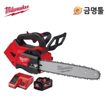 밀워키 M18 FTHCHS35-801 충전체인톱 18V 8.0AH 14인치 탑핸들 무선톱 가지치기
