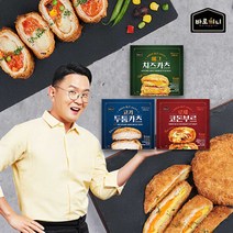 윤형빈의 통큰탄탄카츠 4팩(고기두툼2+에그치즈1+로제1+소스3), 단품