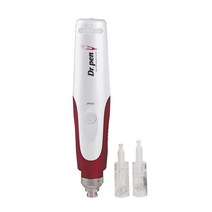KKmoon 무선 충전식 Dermapen 마이크로 니들링 펜 Efoliate 수축 모공 Mesotherapy Auto Micro Needl-e Derma System Therapy, 1개