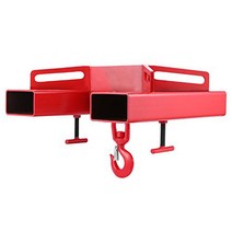 Mophorn Forklift Lifting Hook 6000 LBS Capacity Forklift Lifting Hoist Swivel Hook Mobile Crane Fork, 1