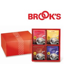 브룩스커피 일본 명품 드립백커피 4종 40봉 핸드드립 선물세트, 단품