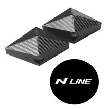 현대 N N라인 NLE N 퍼포먼스 I20 I30 I40 용 자동차 액세서리 스티커 자동차 문짝 웰컴 라이트 배터리 충전 라이트, NLINE-TXW
