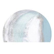 반원형 북유럽 도어 매트 모로칸 반원러그 반원형 반달 발매트 북유럽 방바닥, 파란색 얼룩 반원 + 80CM X 120CM