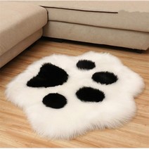 러그 카페트 귀여운 고양이 발 곰 발 쿠션 동물 발자국 모양 부드러운 카펫러그 카페트