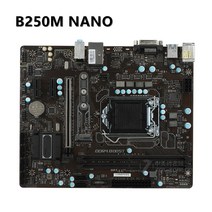B250M 나노 100% 오리지널 마더 보드 데스크탑 PC 메인 LGA 1151 DDR4 인텔 B250 B250M SATA III PCI-E X16 3.0