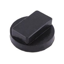 차량 이동식 휠체어 경사판 진입판 입발판 car rubber pad block 유압 램프 jacking 리프트 트롤리 잭 어댑터 bm w, 검은색